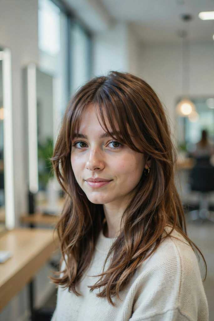 Butterfly Haircut with Face-Framing Layers