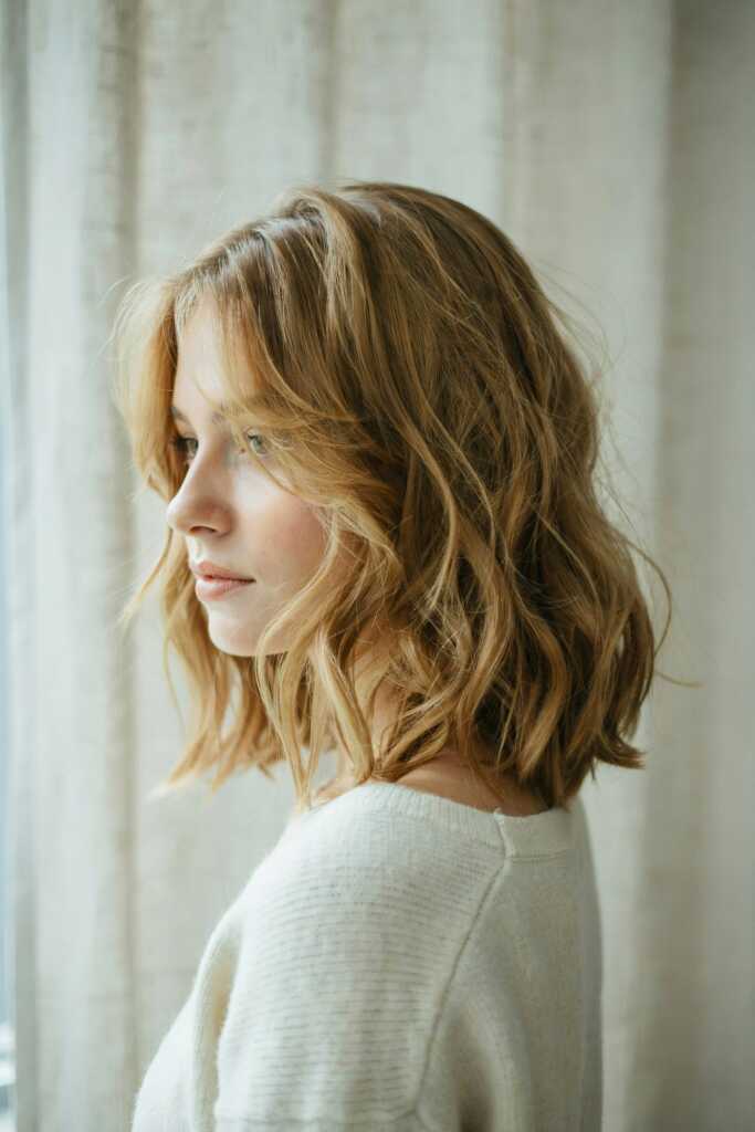 Wavy Butterfly Haircut