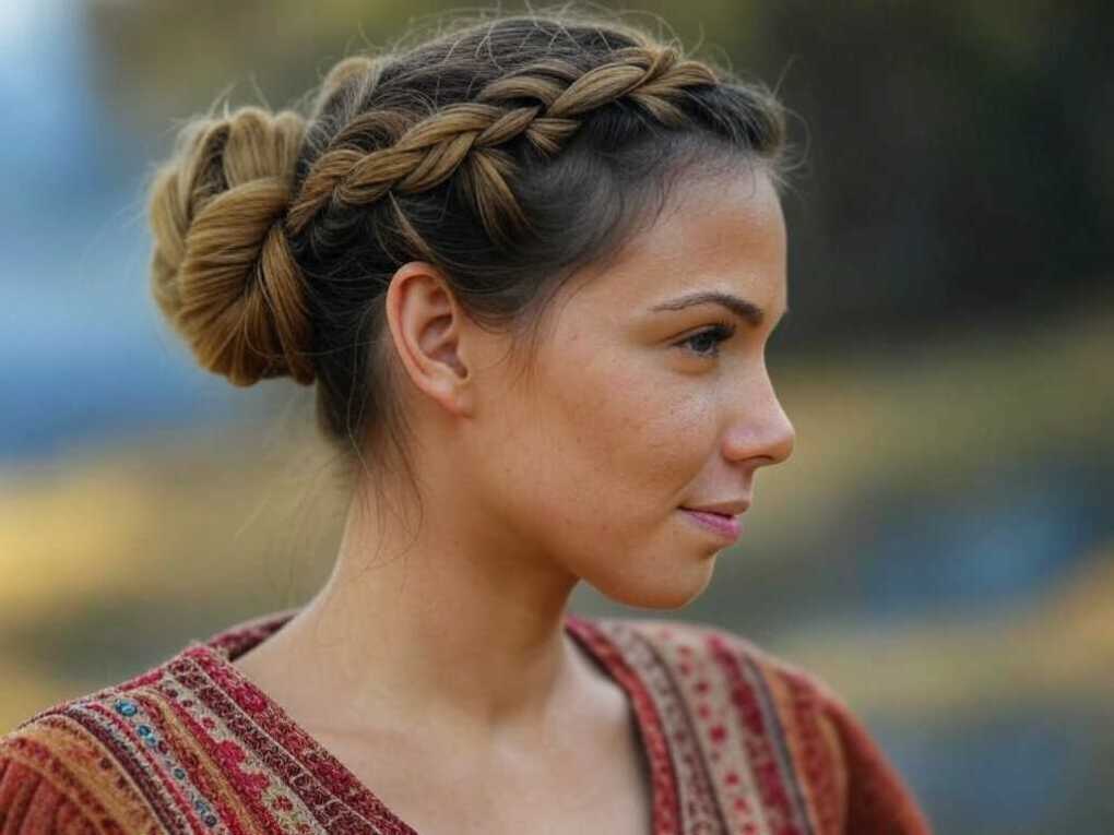 Boho Braided Bun