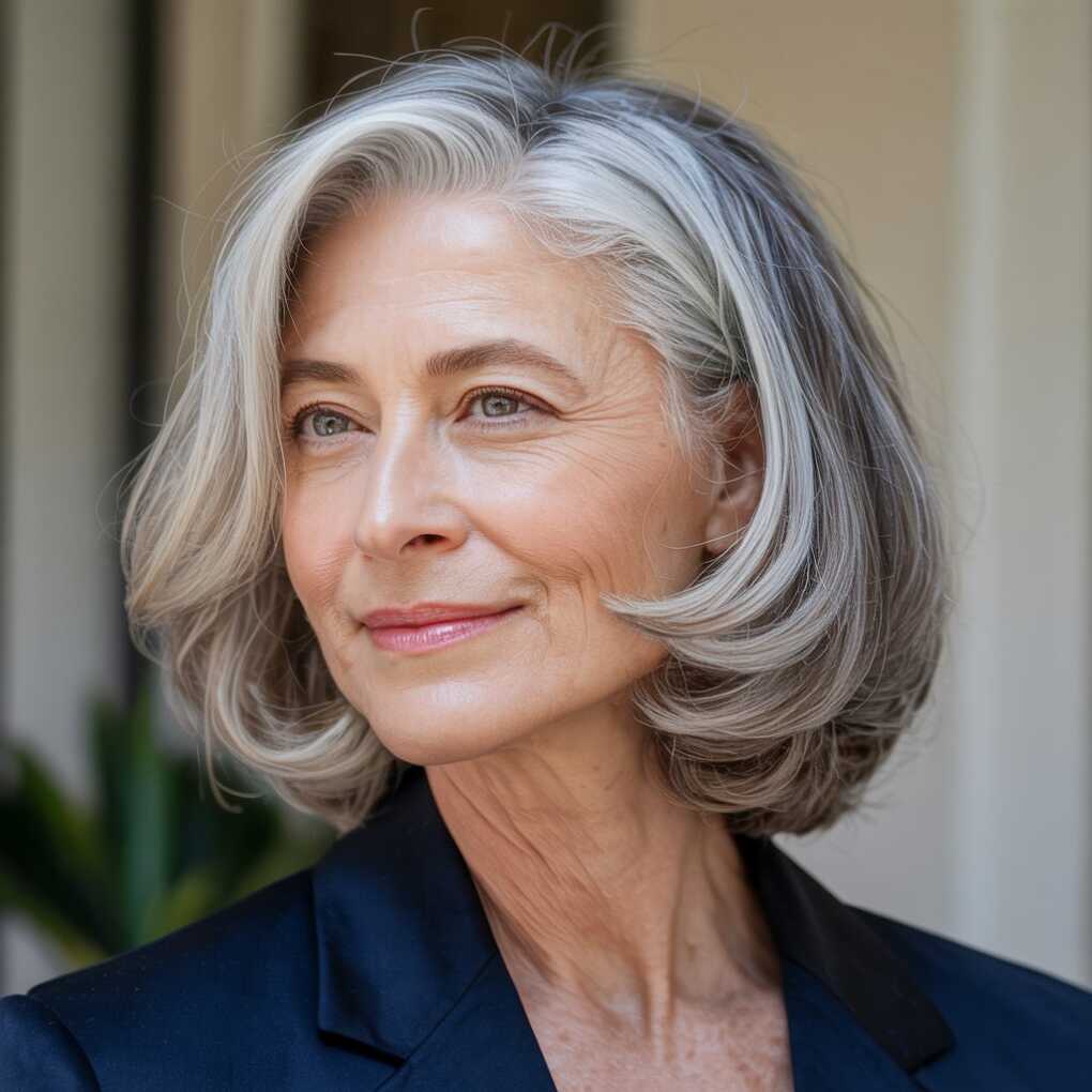 Low Maintenance Hairstyles for 60-Year-Old Women with Fine Hair