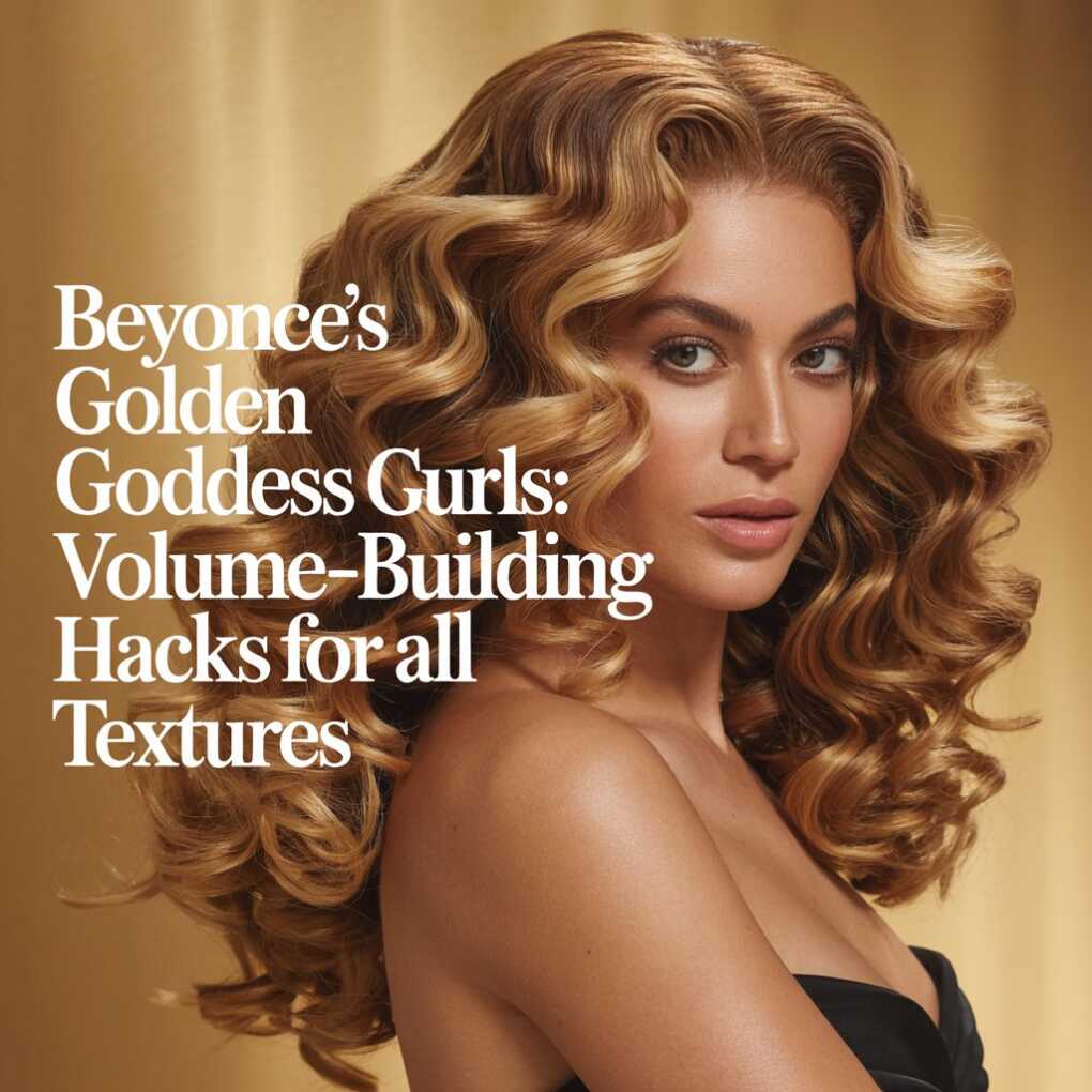 Beyoncé’s Golden Goddess Curls Volume-Building Hacks for All Textures