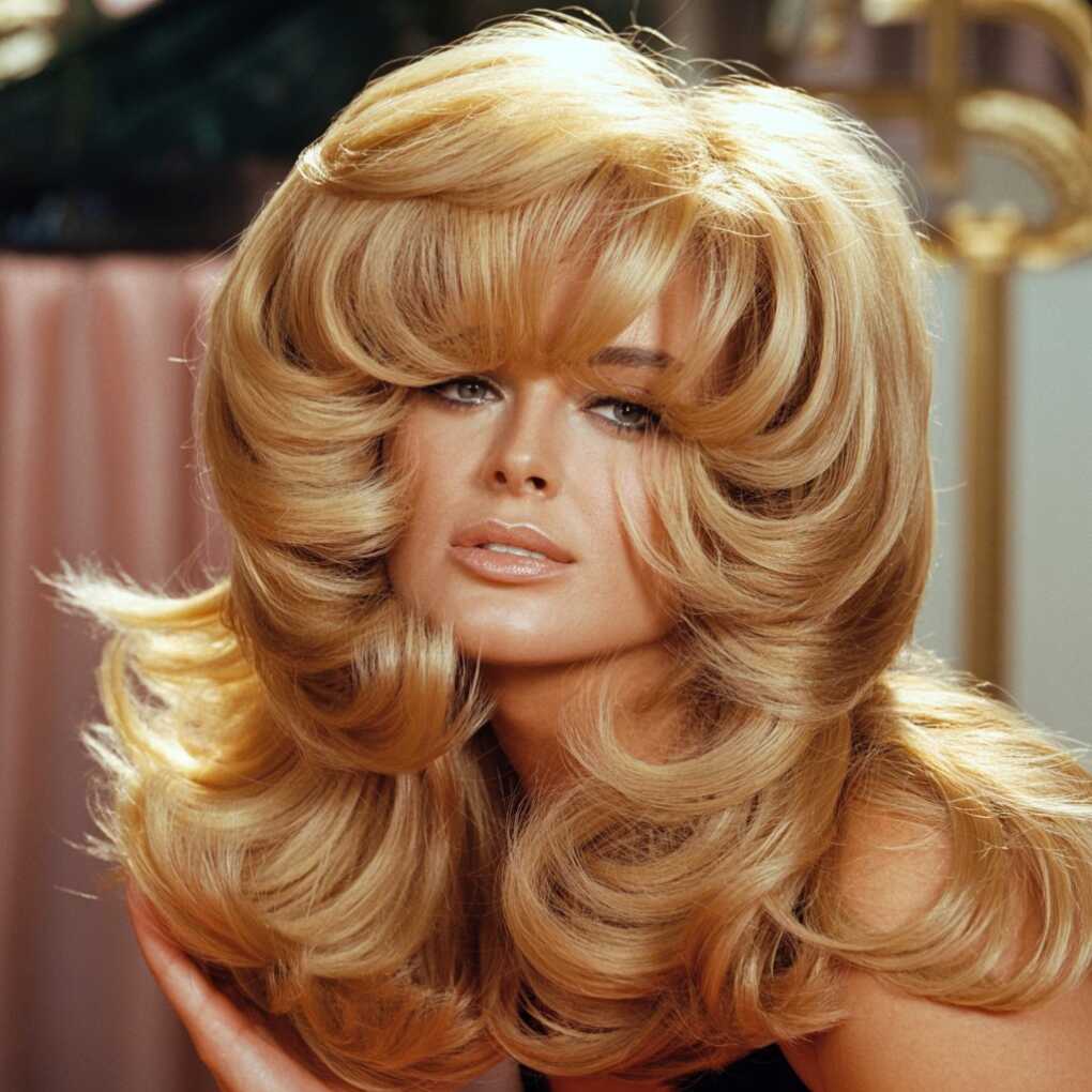 Farrah Fawcett’s Feathered Wings 70s Revival for Red Carpet Ready Hair
