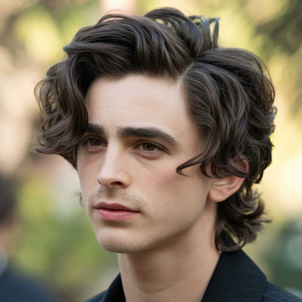 Timothée Chalamet’s Tousled Quiff Hollywood Hair Icons for Men